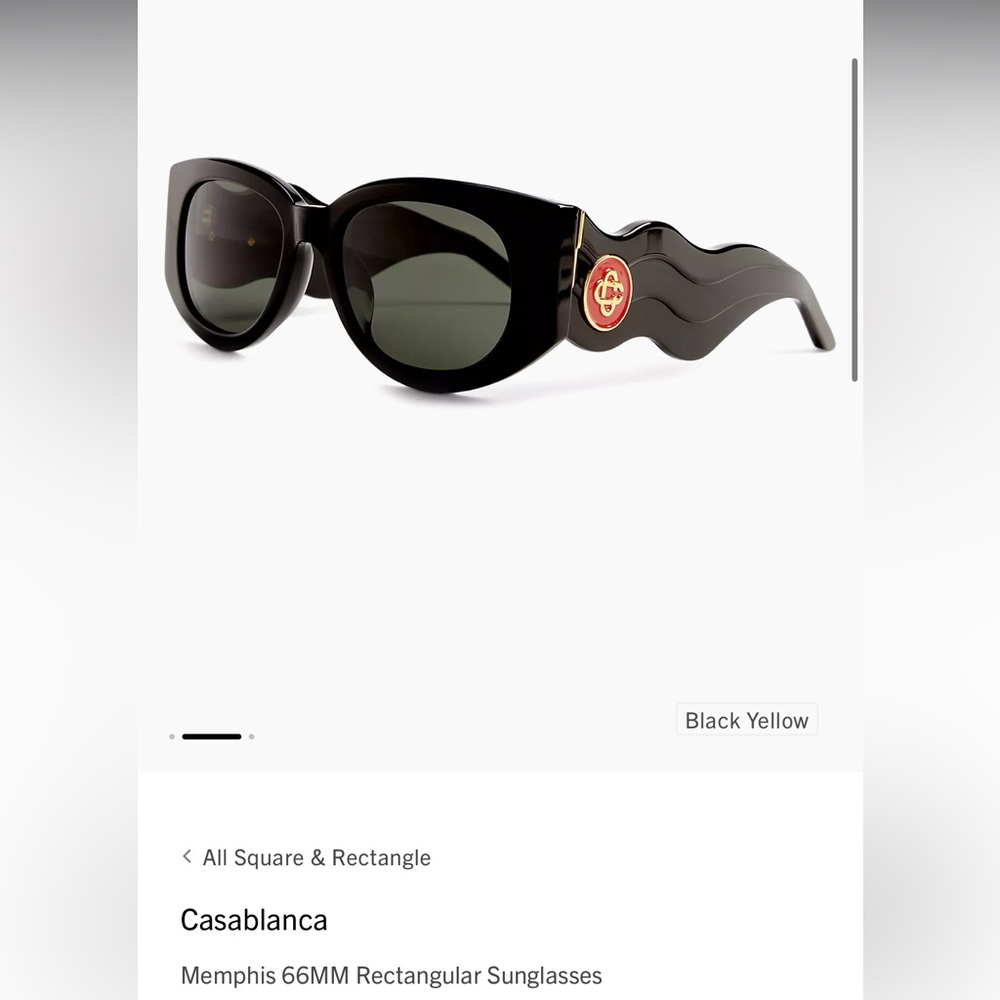 CASABLANCA MEMPHIS 65mm sunglasses Never worn in box